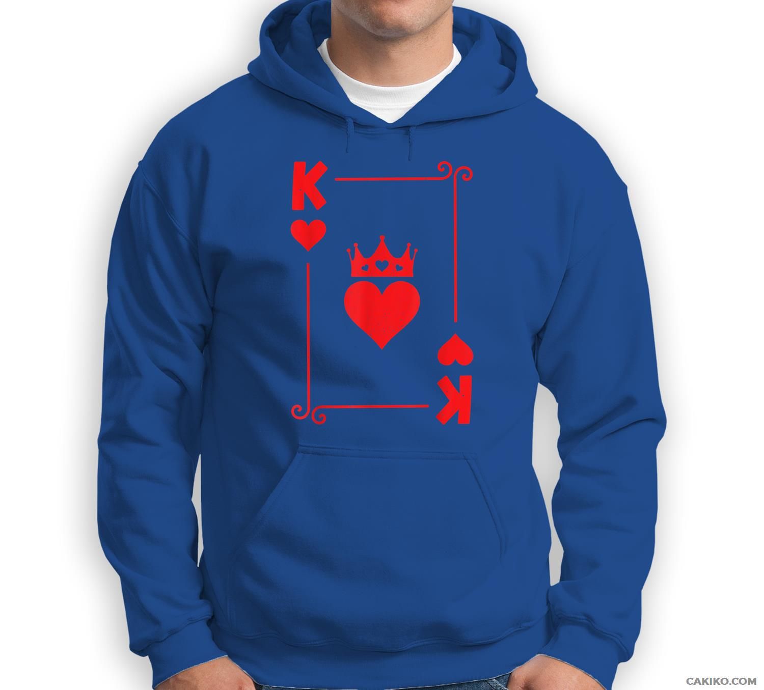 King &Amp; Queen – Halloween Couple Costume – King Of Hearts Sweatshirt & Hoodie