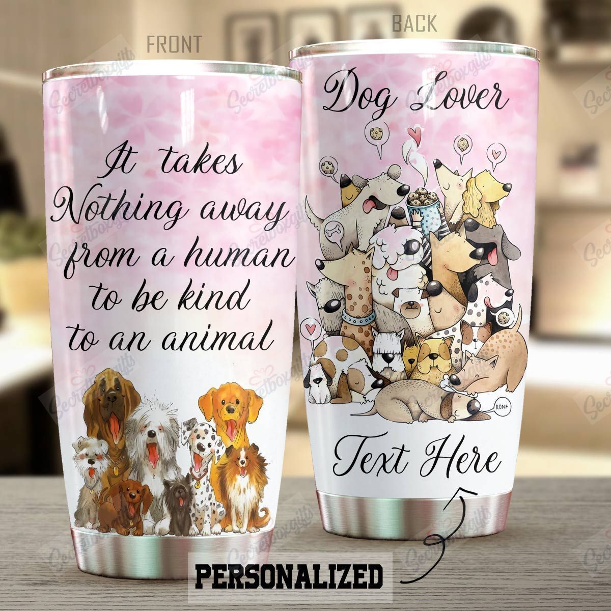 Personalized Dog Be Kind To Animal Xa2701255Cl Tumbler