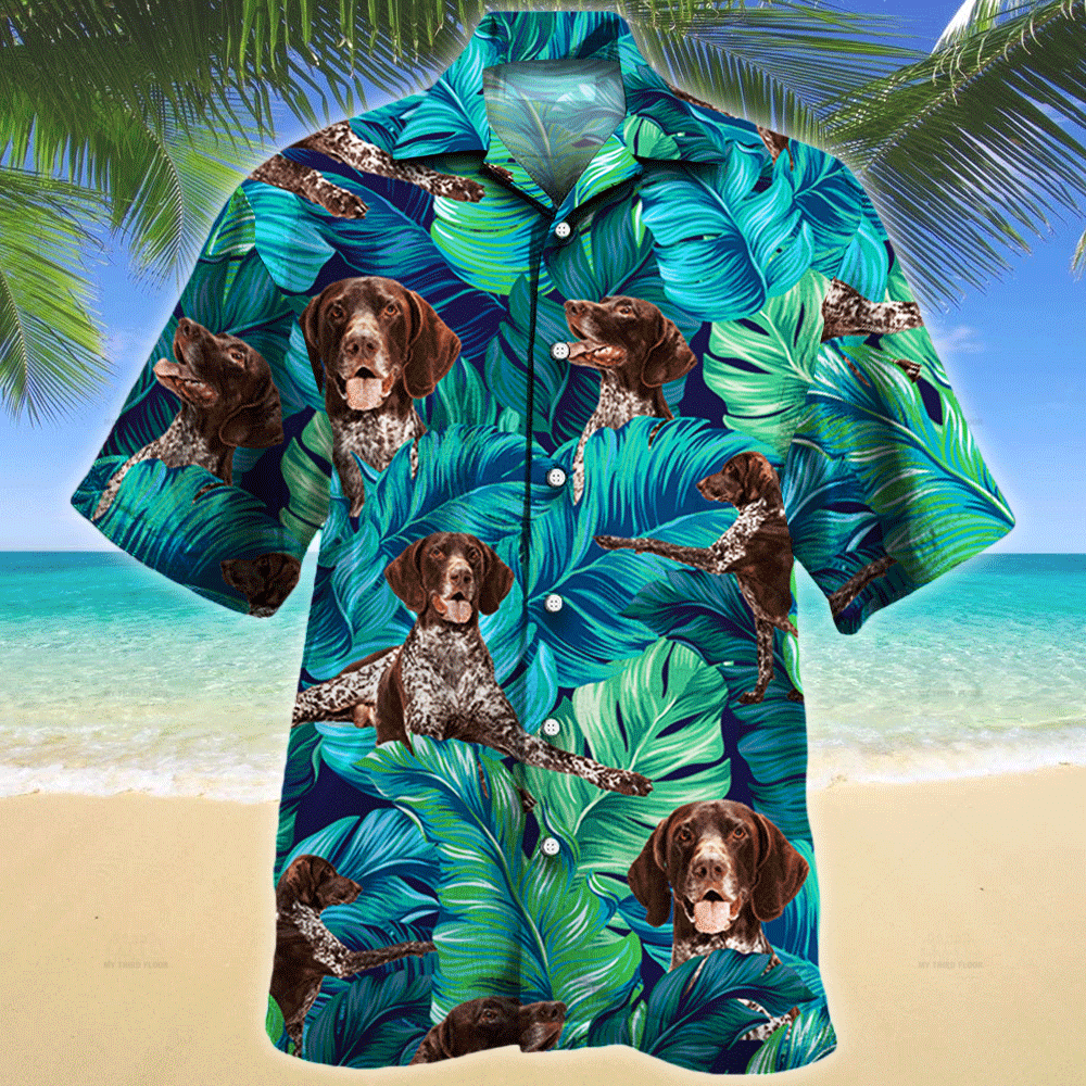 German Shorthaired Pointer Dog Lovers Gift Hawaiian Shirt Ha32636