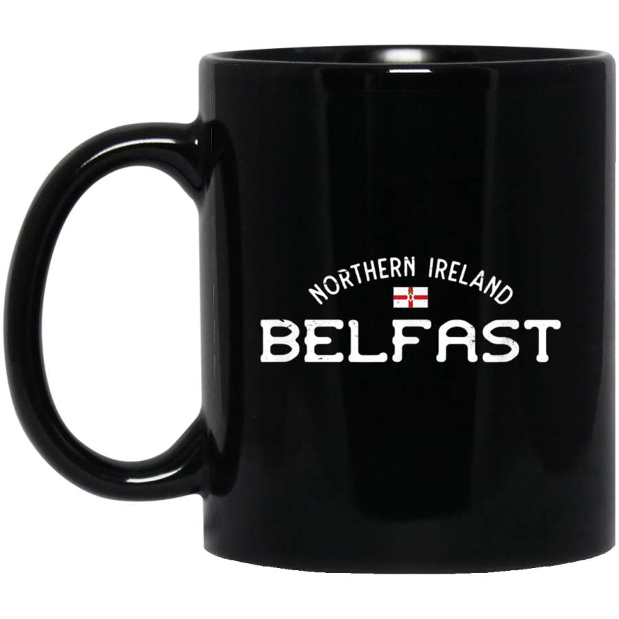 Belfast Northern Ireland Mug Vintage Irish Ulster Design