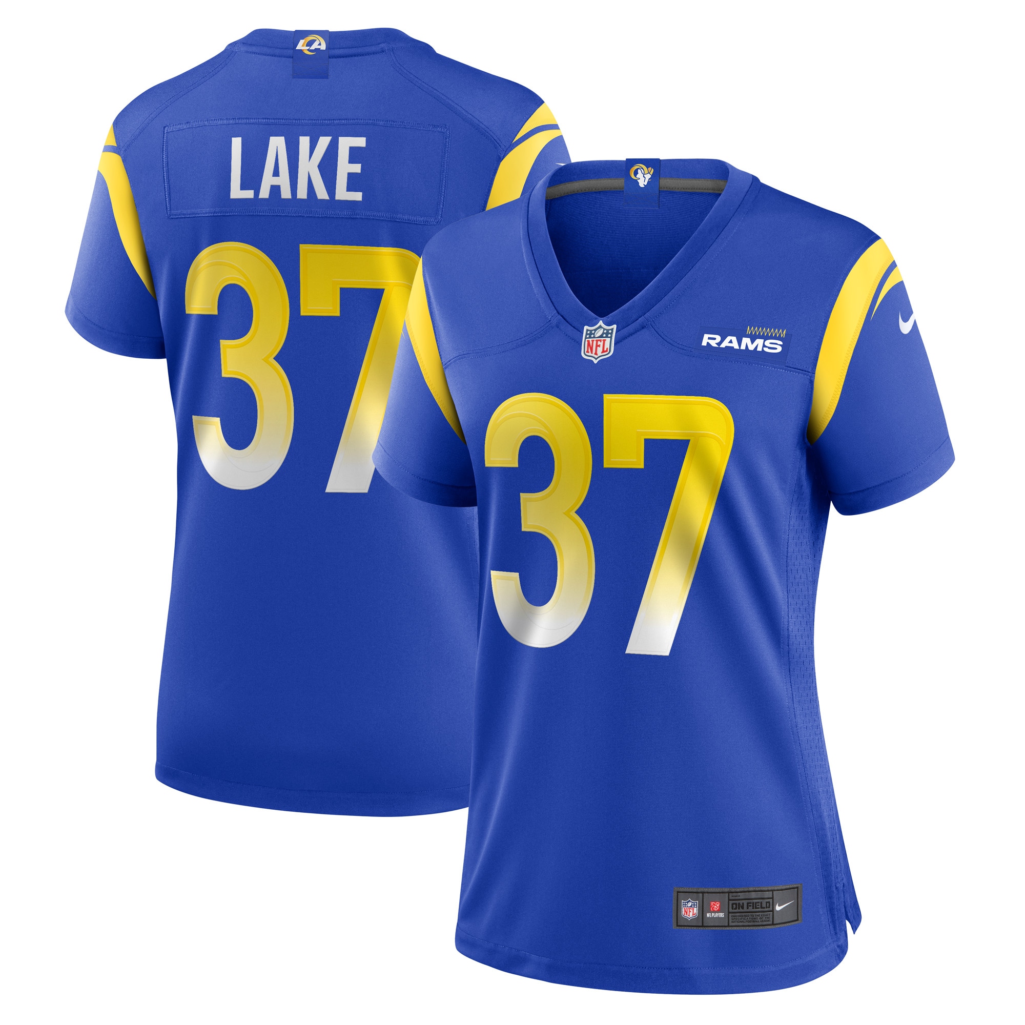 Quentin Lake Los Angeles Rams Women's Game Player Jersey – Royal