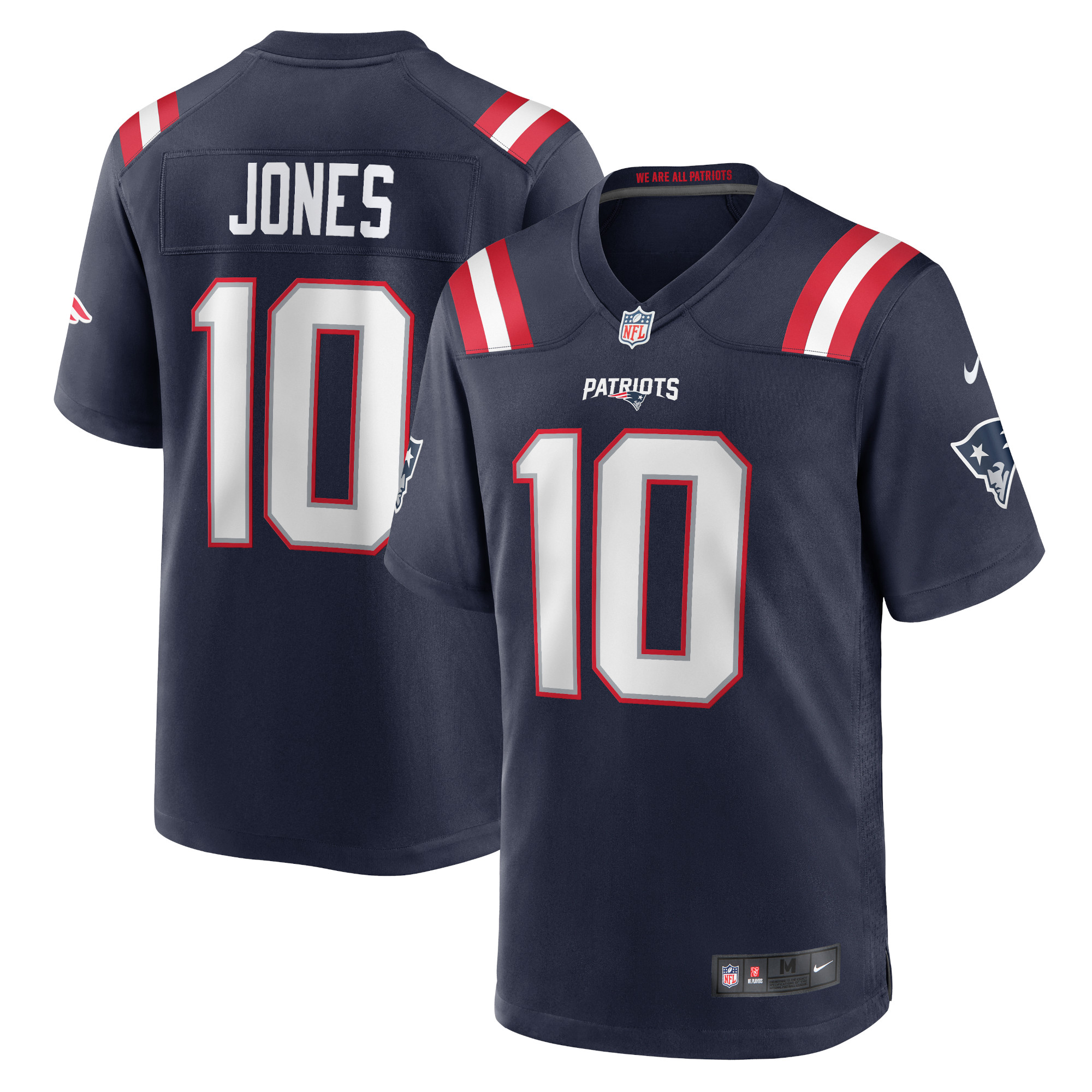 Mac Jones New England Patriots Team Game Jersey – Navy