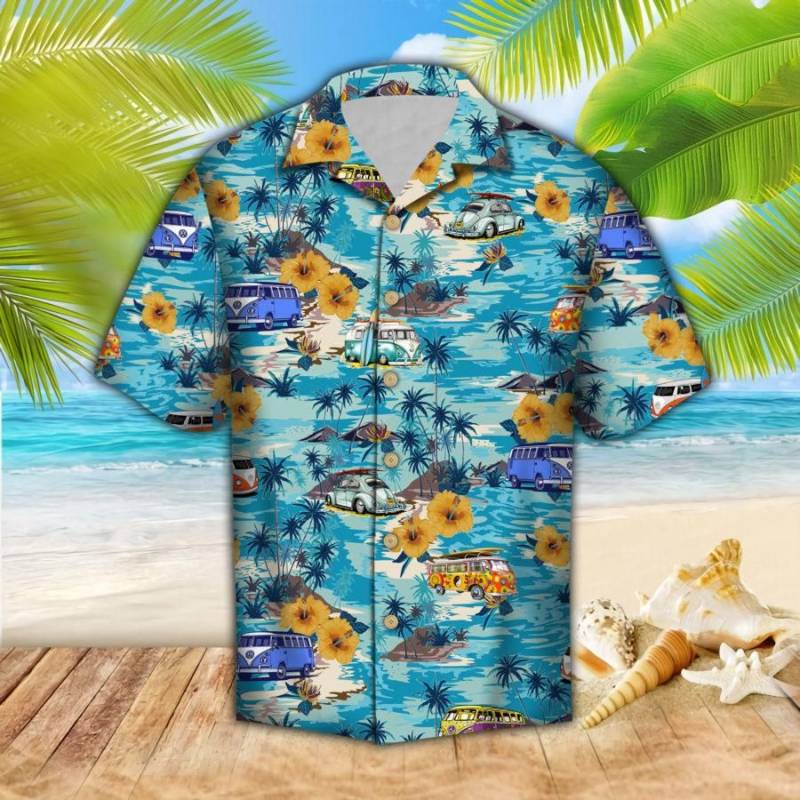 Volkswagen Vw Hawaiian Shirt Ha49635