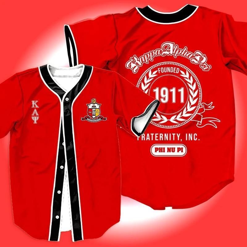 Greek Life Baseball Jersey – Phi Nu Pi Kappa Alpha Psi Shirt