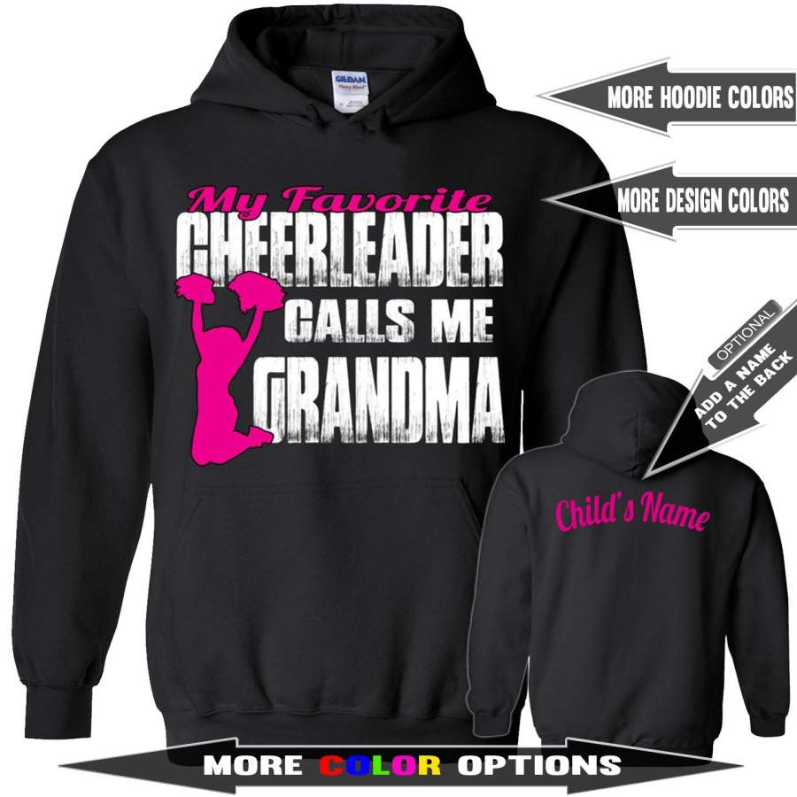 My Favorite Cheerleader Calls Me Grandma Cheer Grandma Hoodie