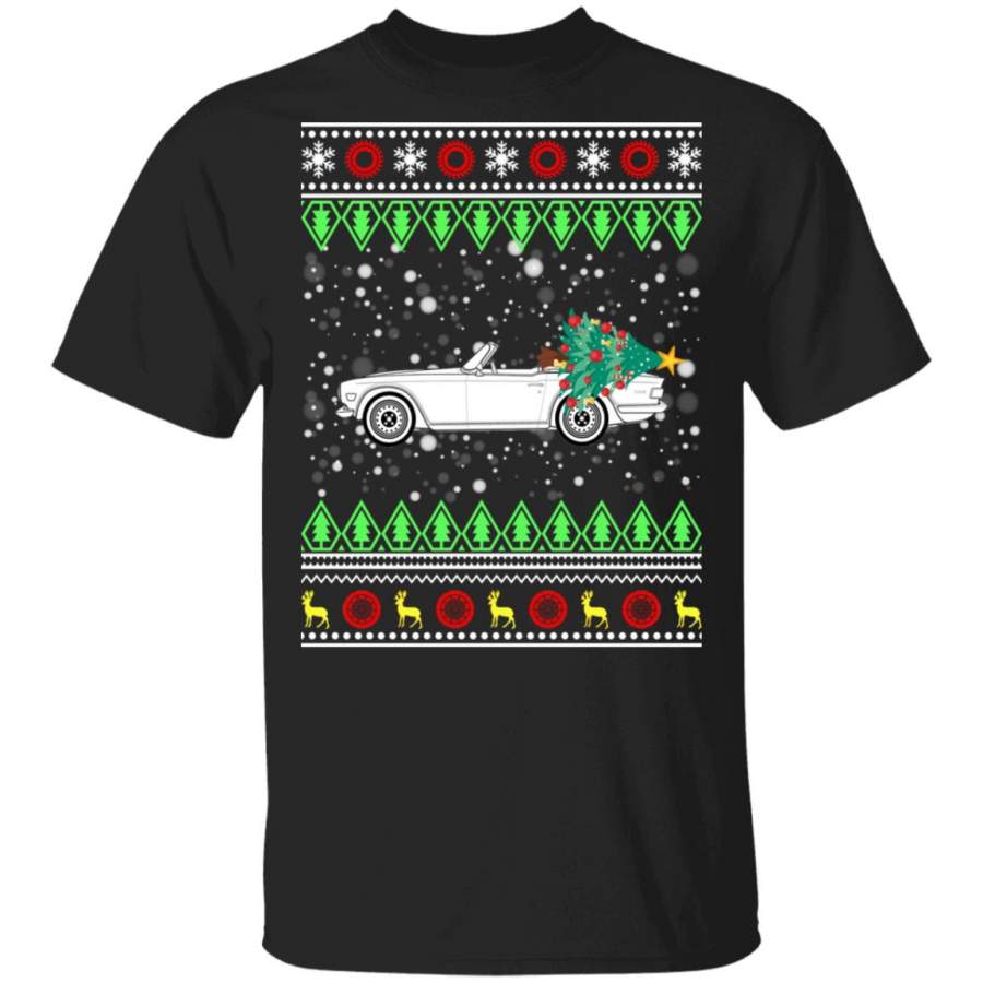 Triumph TR6 Classic Car Ugly Christmas Sweater