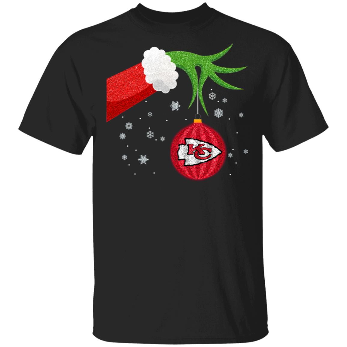 Christmas Ornament Kansas City Chiefs The Grinch Shirt