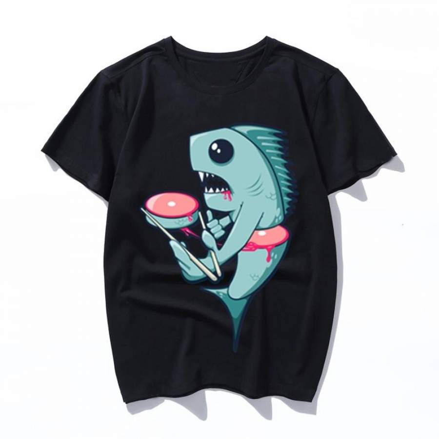 i love sushi t shirt Printed Men T Shirt Women Casual Ulzzang Aesthetic Fun Streetwear Tshirt Tops Short Sleeve Female T-shirt