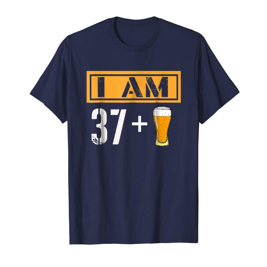 38th Birthday T Shirt Funny Vintage Gift For Beer Lover