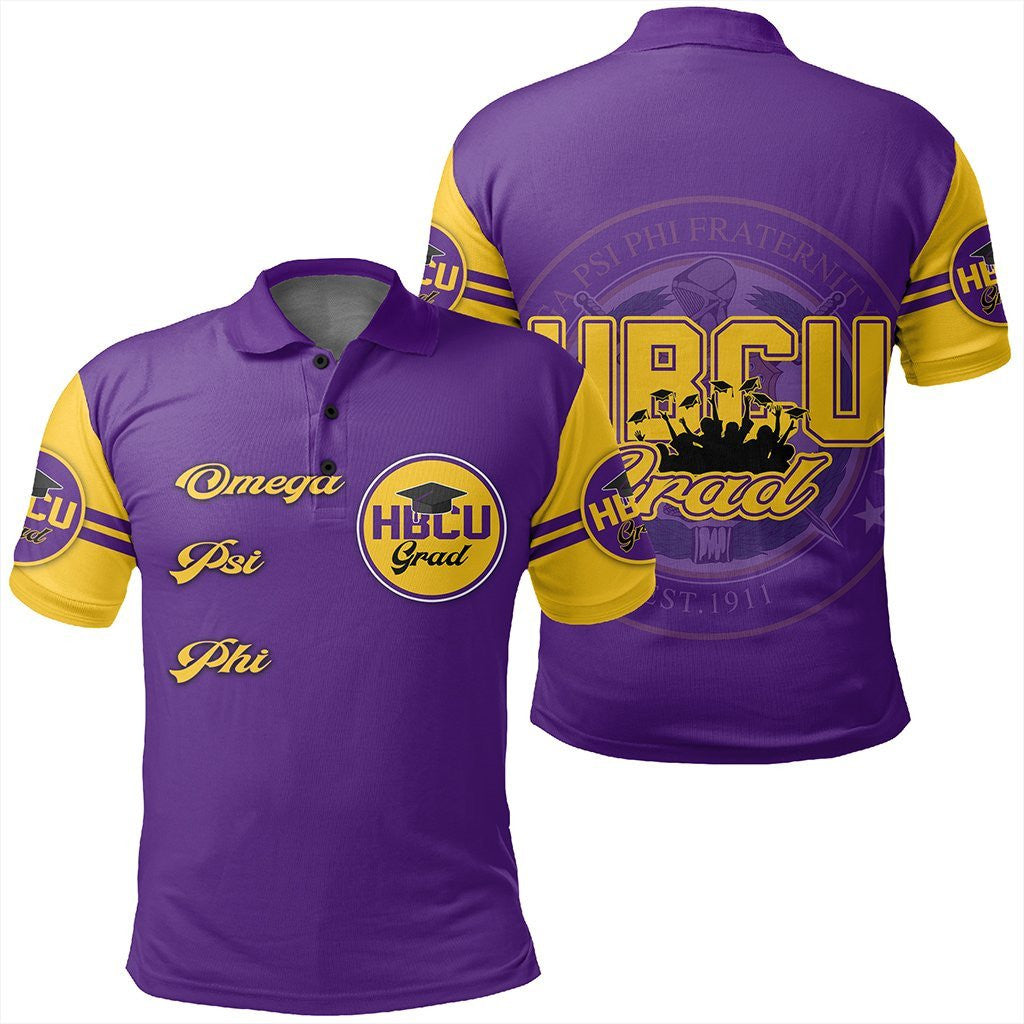 Fraternity Polo – Omega Psi Phi Hbcu Grad Polo Shirt