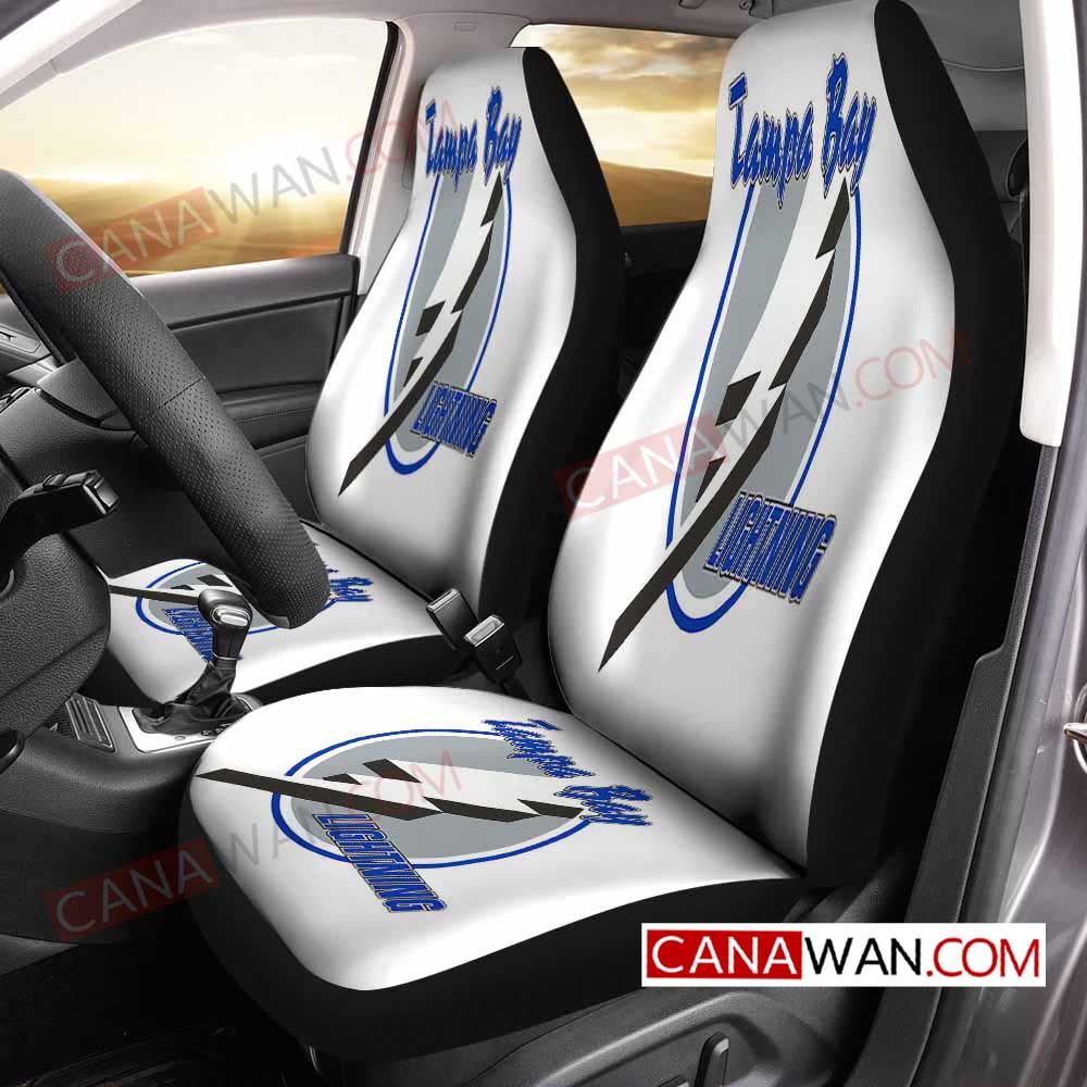 Tampa Bay Lightning Art Style84 3D Customized Personalized Car Seat Cover