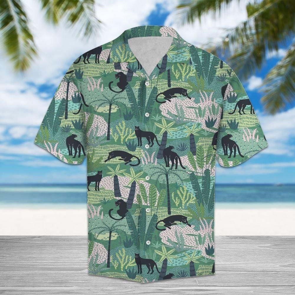 Panther Aloha Hawaii Shirt Colorful Short Sleeve Summer Beach Casual For Men And Women Ha14571