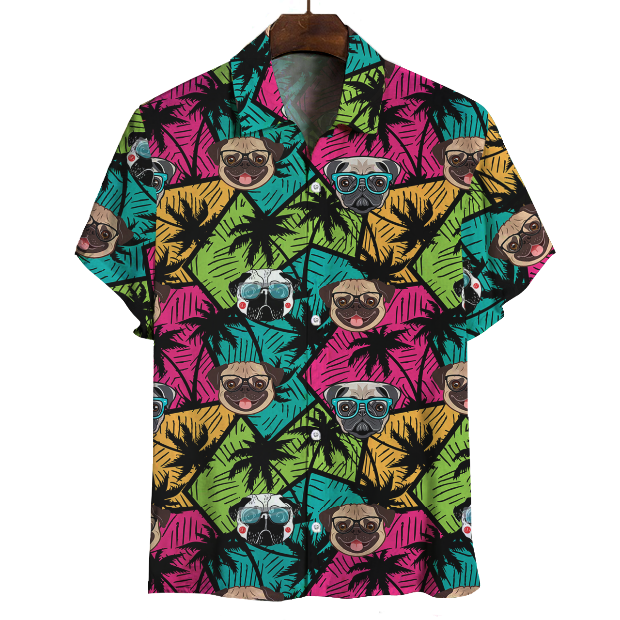 Aloha Hawaii Pug Shirt Ha37827