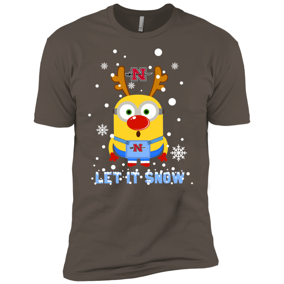 Check out this awesome Minion Nicholls Colonels Ugly Christmas Sweaters Let It Snow Men’s T-Shirt