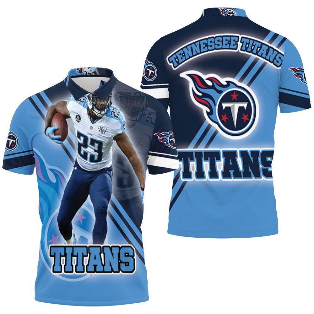 Tye Smith 23 Tennessee Titans Afc Division South Super Bowl 2021 3D Polo Shirt, Jersey