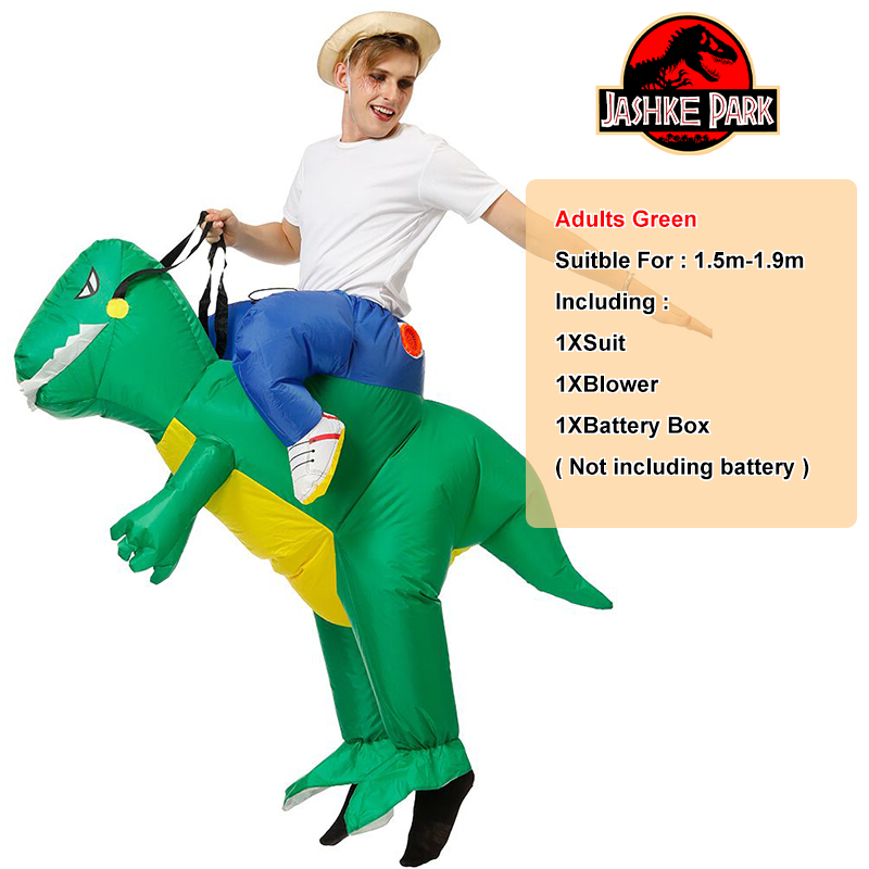 Adult Or Kids Inflatable Ride On Walking Dinosaur Animal Cosplay Costume Thanksgiving Christmas For Wome Children Fancy Dress alx