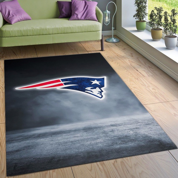 New England Patriots Football Rug Bedroom Rug Home US Decor