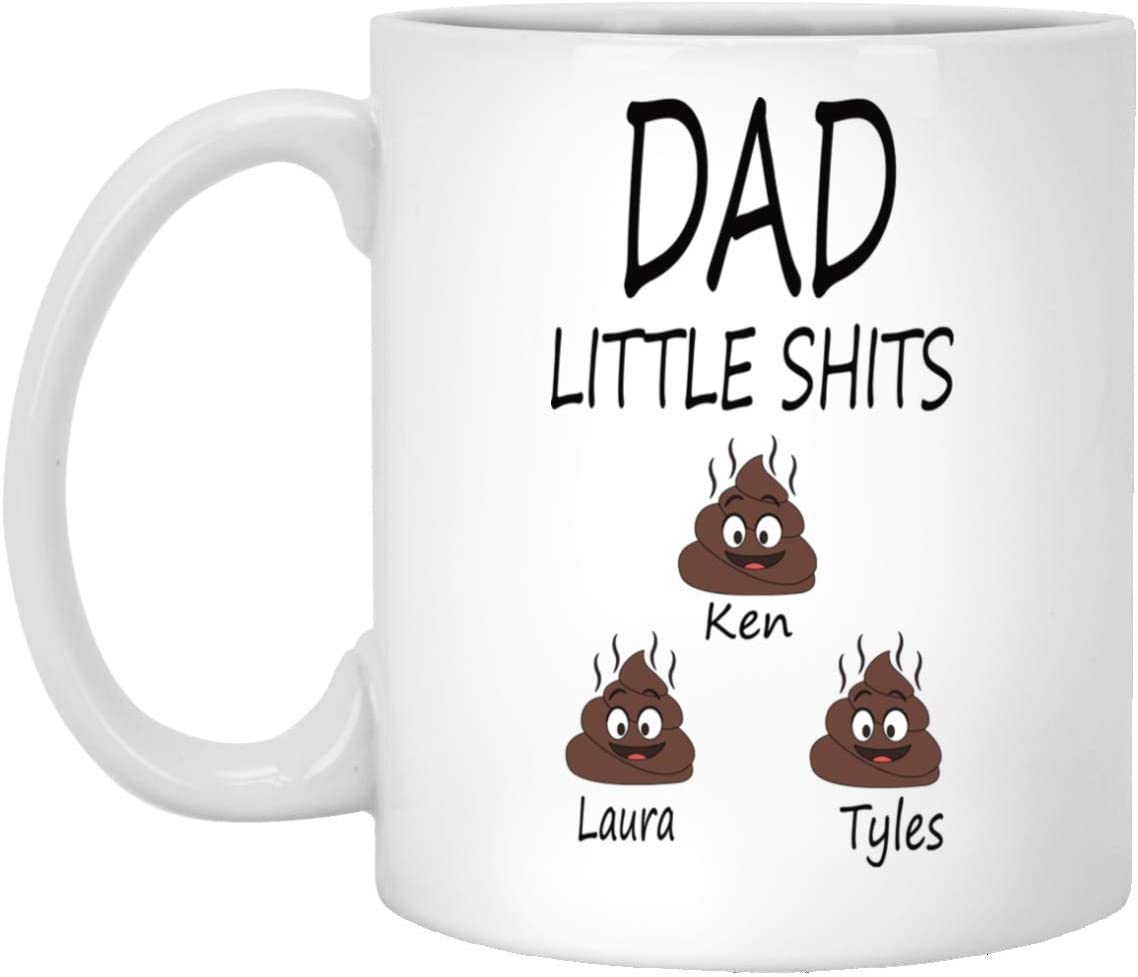 Funny Father’S Day Mug – Personalized Fathers Day Gift – Funny Dad Mug – Gift For Dad – Personalized Coffee Mug – Mugs For Men – Funny Coasters 15Oz