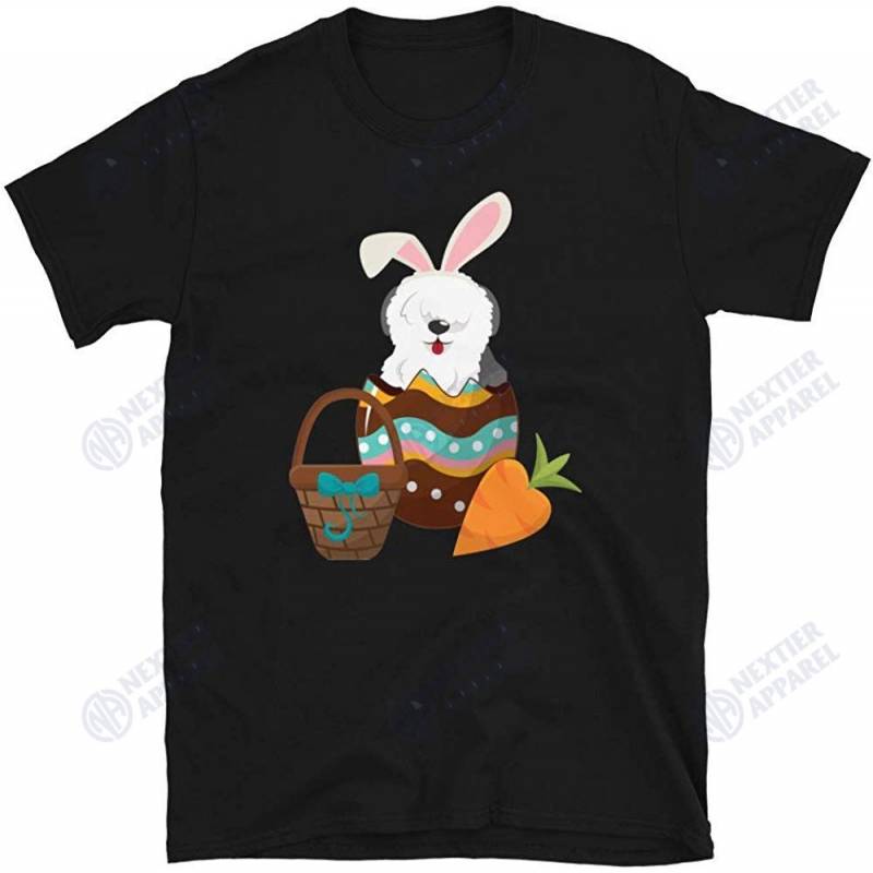 Old English Sheepdog Egg With Bunny Ear Adorable Unisex T-shirt