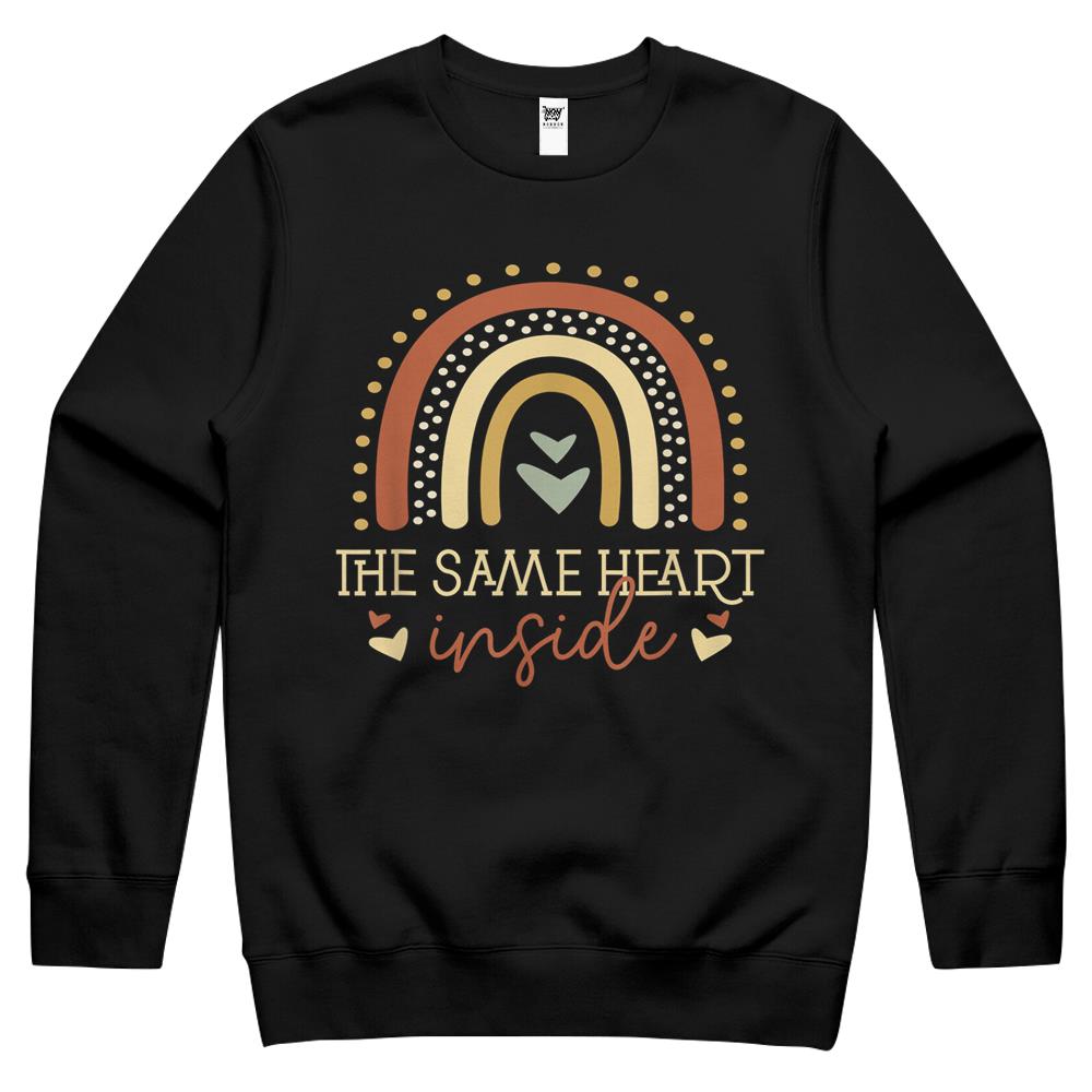 Same Heart Black History Month Black Lives Matter Juneteenth Crewneck Sweatshirt