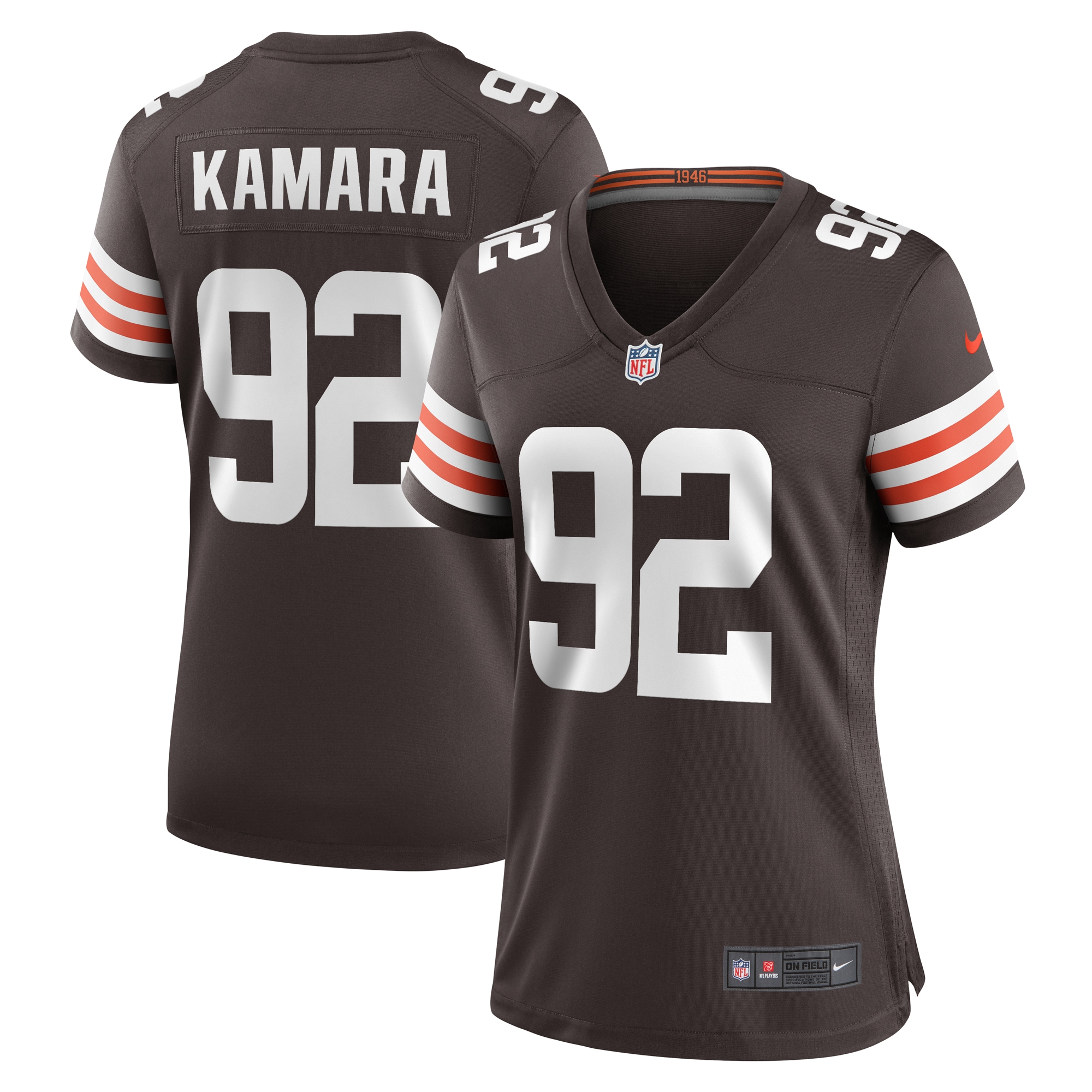 Sam Kamara Cleveland Browns Women's Team Game Jersey – Brown