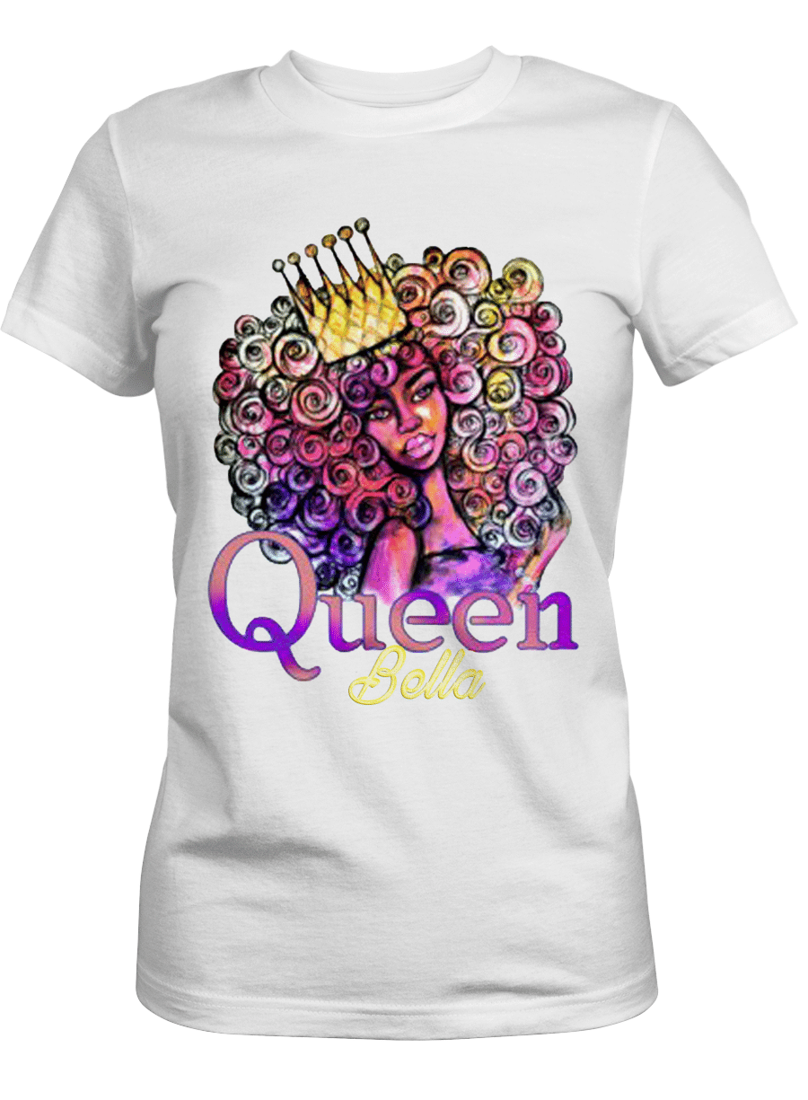 Black Queen Shirt For Black Queen Bella Art Shirt For Black Girl Crown Shirt For Black Women