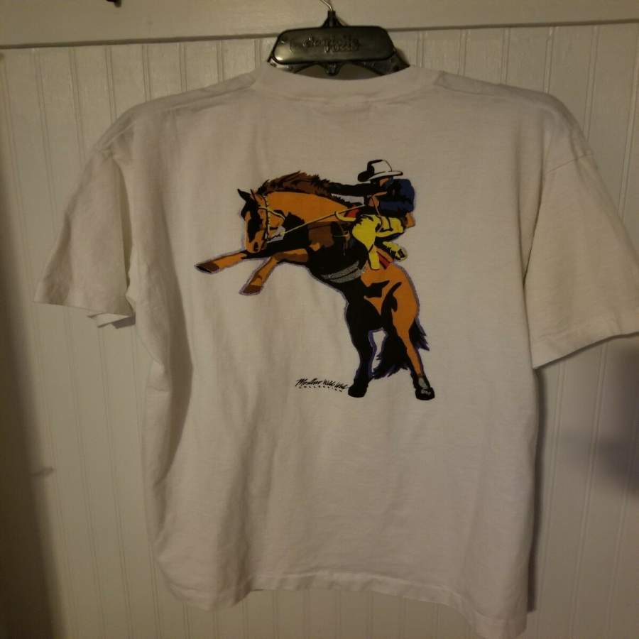 Marlboro Shirt Cowboy Horse Wild West Original