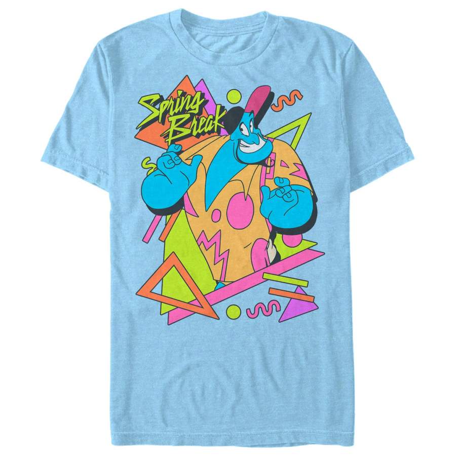 Aladdin Men’s Retro 90’s Genie  T Shirt