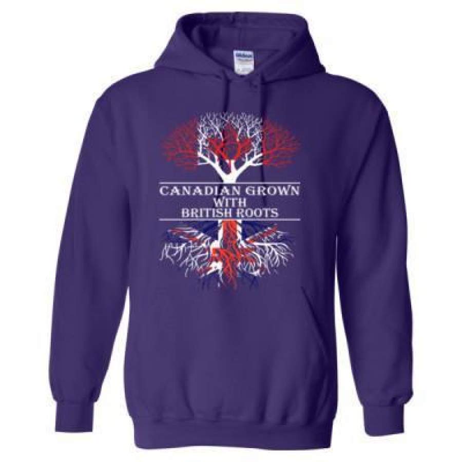 AGR Canadian Grown With British Roots – Heavy Blend™ Hooded Sweatshirt