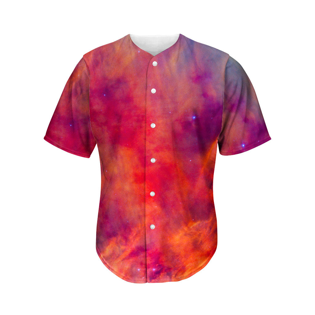 Abstract Nebula Cloud Galaxy Space Print Men’S Baseball Jersey 3D Print