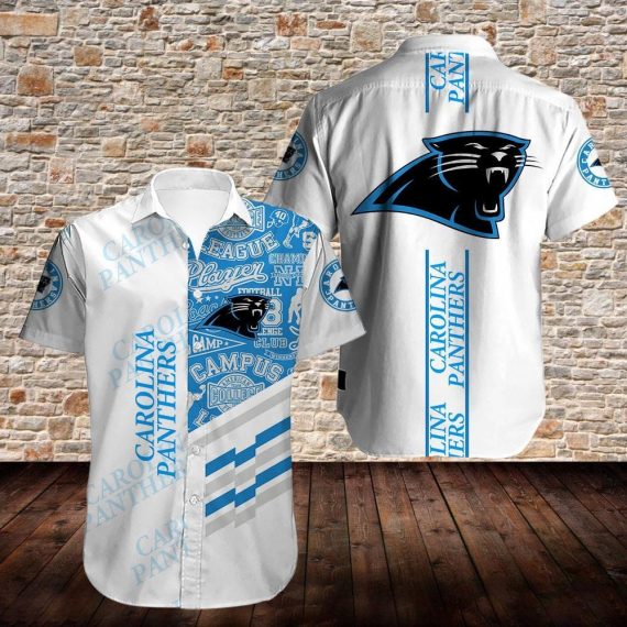 Carolina Panthers Hawaiian Short Sleeves Shirt For Cool Fans