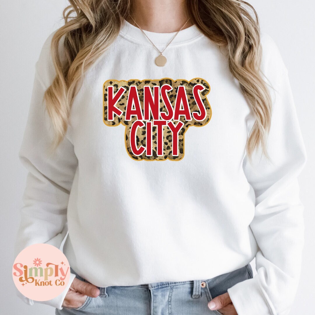 Kansas City Sweatshirt Womens Kansas City, Kansas City Crewneck, Kansas City Hoodie, Kansas City Gift, Kansas City Football Sweatshirt