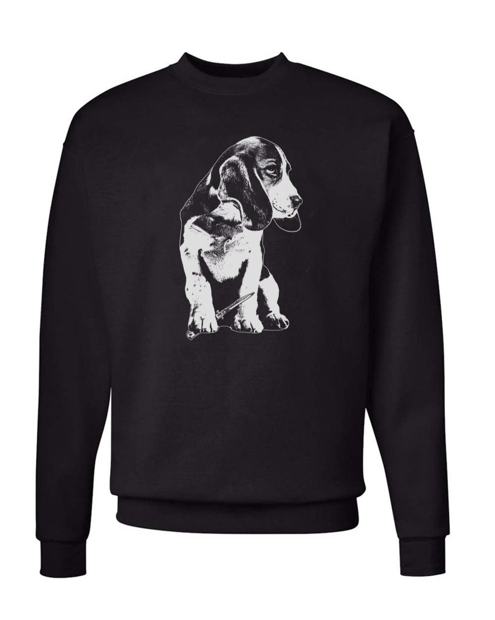 Unisex | Slice And Dice Beagle | Crewneck Sweatshirt