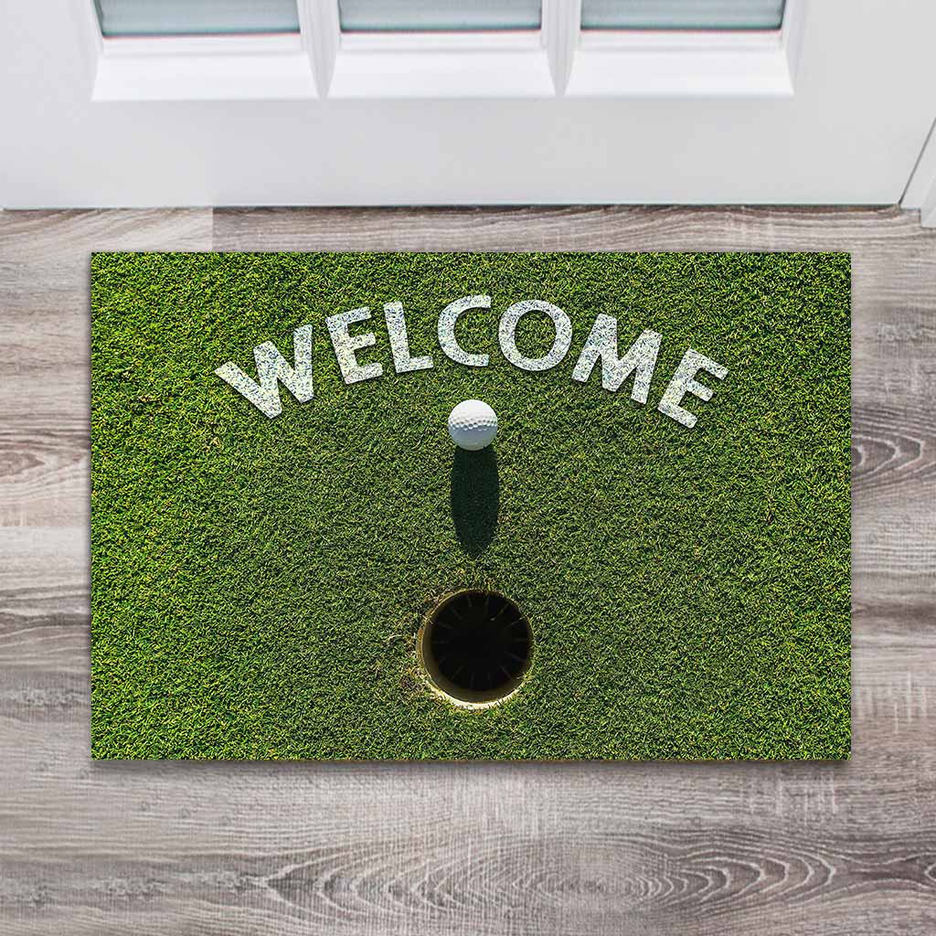 Welcome – Golf Doormat With 3D Pattern Print