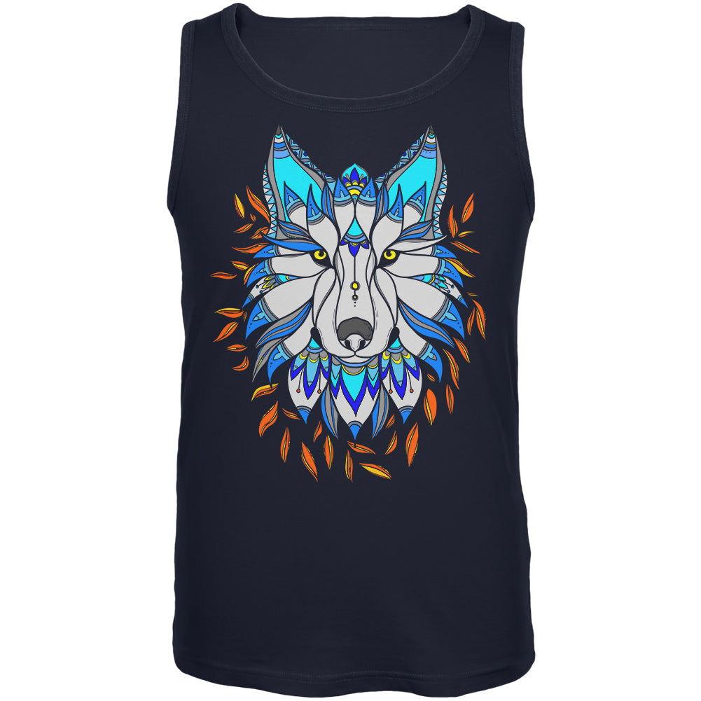 Totem Wolf Is My Spirit Animal Mens Tank Top