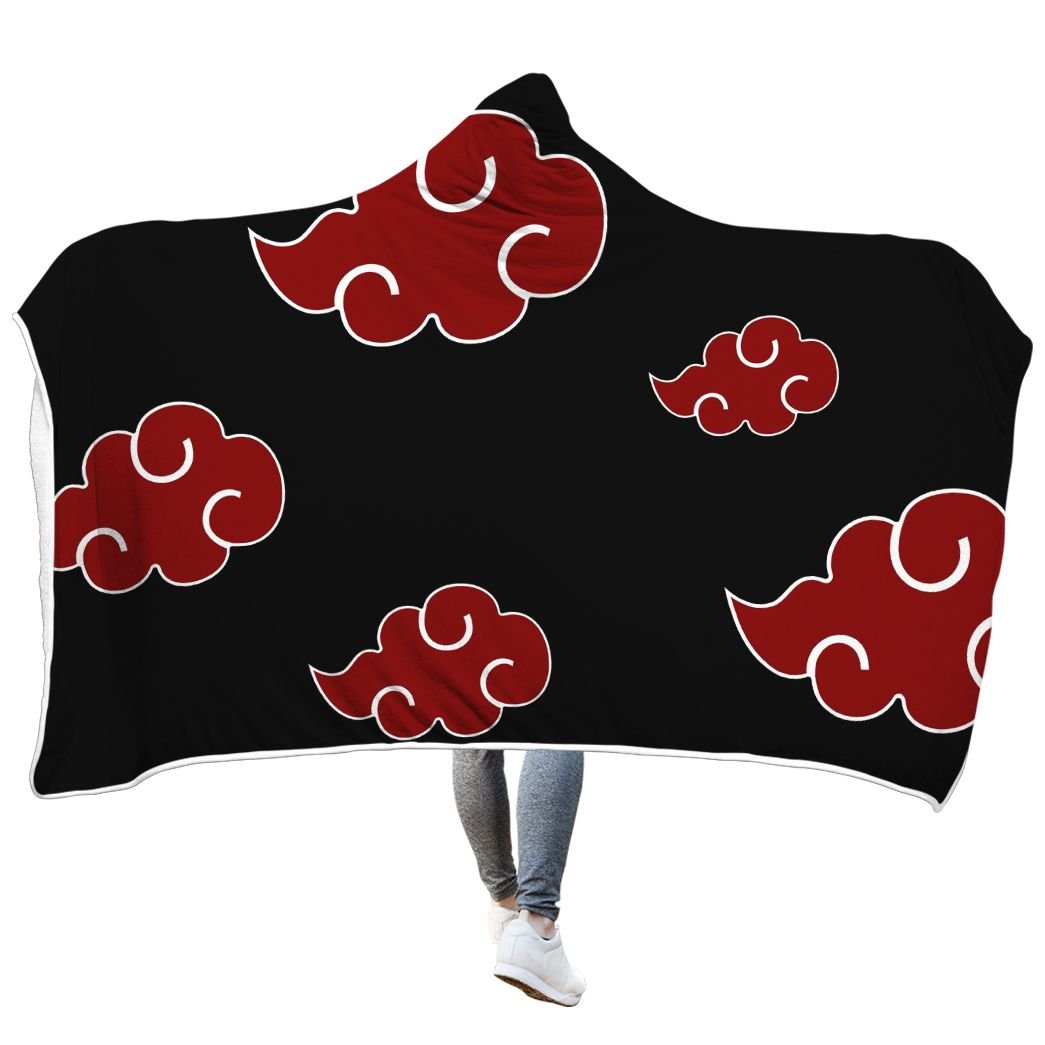 Casespring 3D Naruto Akatsuki Cloak Custom Hooded Blanket