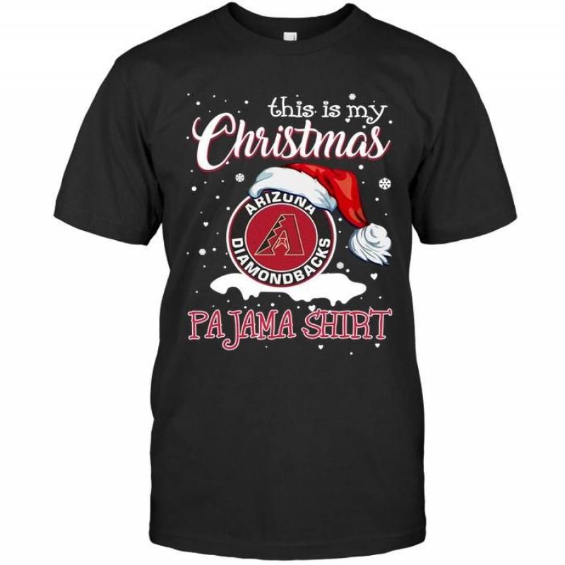 This Is My Christmas Arizona Diamondbacks Pajama Shirt T Shirt – Gearpenguin.com