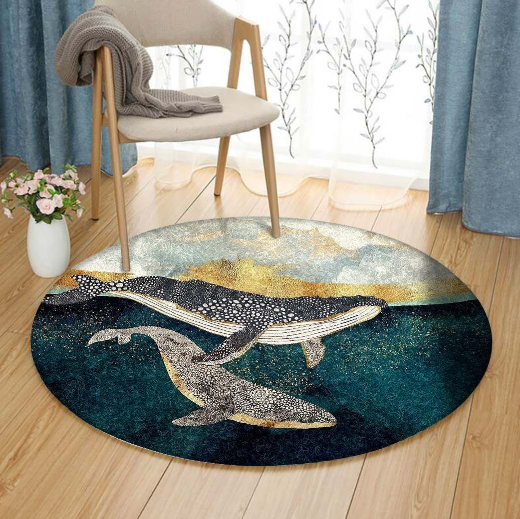 Whale IE4584 Round Rug BEVR3007