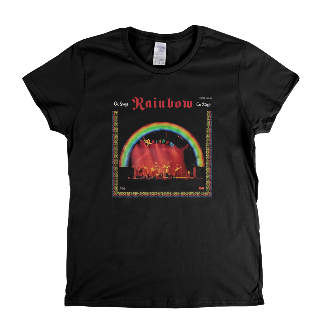 Rainbow On Stage Womens T-Shirt