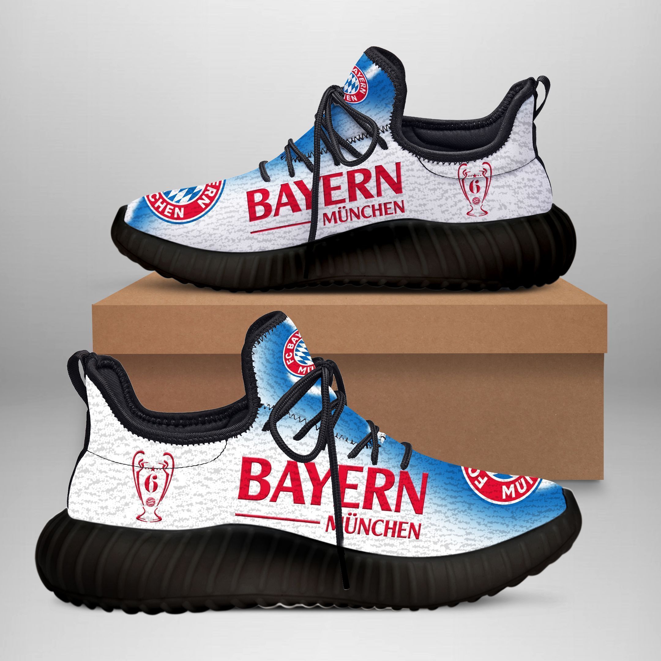 Bayern Munchen  Yz Boost Ver 4 (White) Unisex Style Fusionteehub