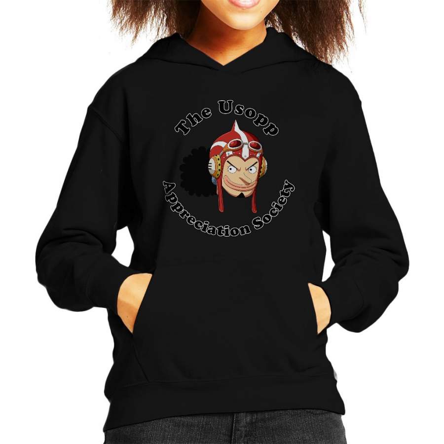 The Usopp Appreciation Society One Piece Kid’s Hooded Sweatshirt