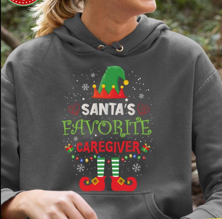 Santa’s Favourite Caregiver Gift For Friends Standard Hoodie