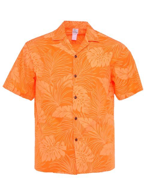 Leaves Orange Unique Design Hawaii Shirt Ha40850