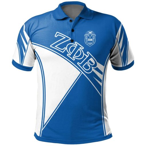 Zeta Phi Beta Sorority Spirit Version 3D Polo Shirt