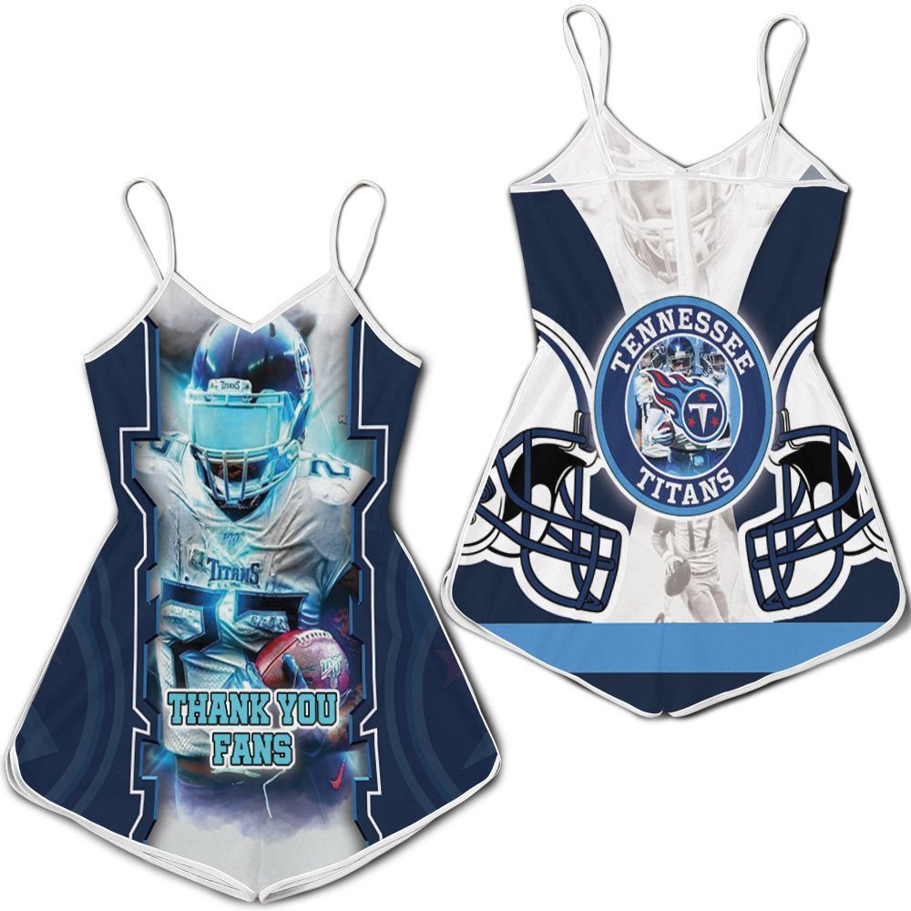 Tye Smith 23 Tennessee Titans Super Bowl 2021 Thank You Fan 3D Romper