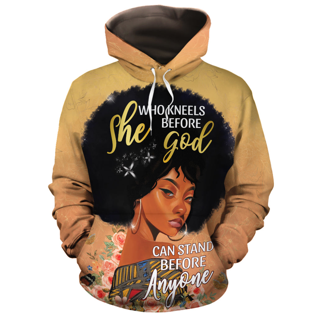 She Who Kneels Before God All-Over Hoodie