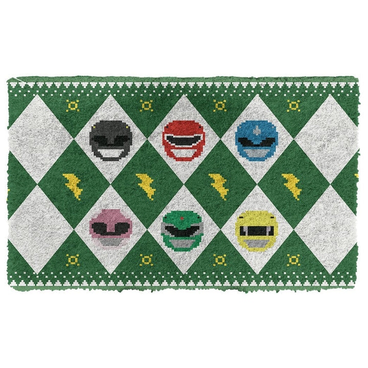 Waybackapparel Mighty Morphin Power Ranger Green Ugly 3D Doormat