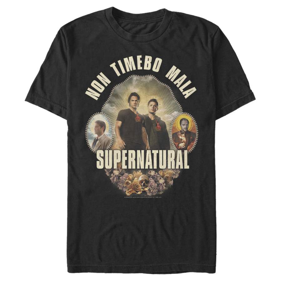 Supernatural Men’s Fear No Evil Motto  T Shirt