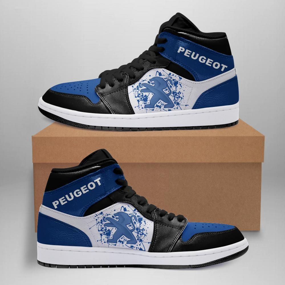Peugeot Automobile Car Air Jordan Sneakers Team Custom Design Shoes Sport Eachstep Gift For Fans