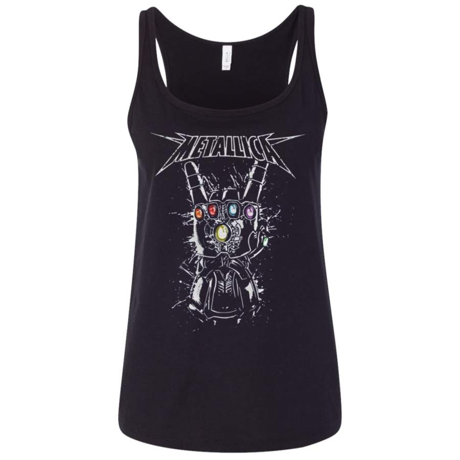 AGR Metallica infinity gauntlet shirt Ladies’ Relaxed Jersey Tank